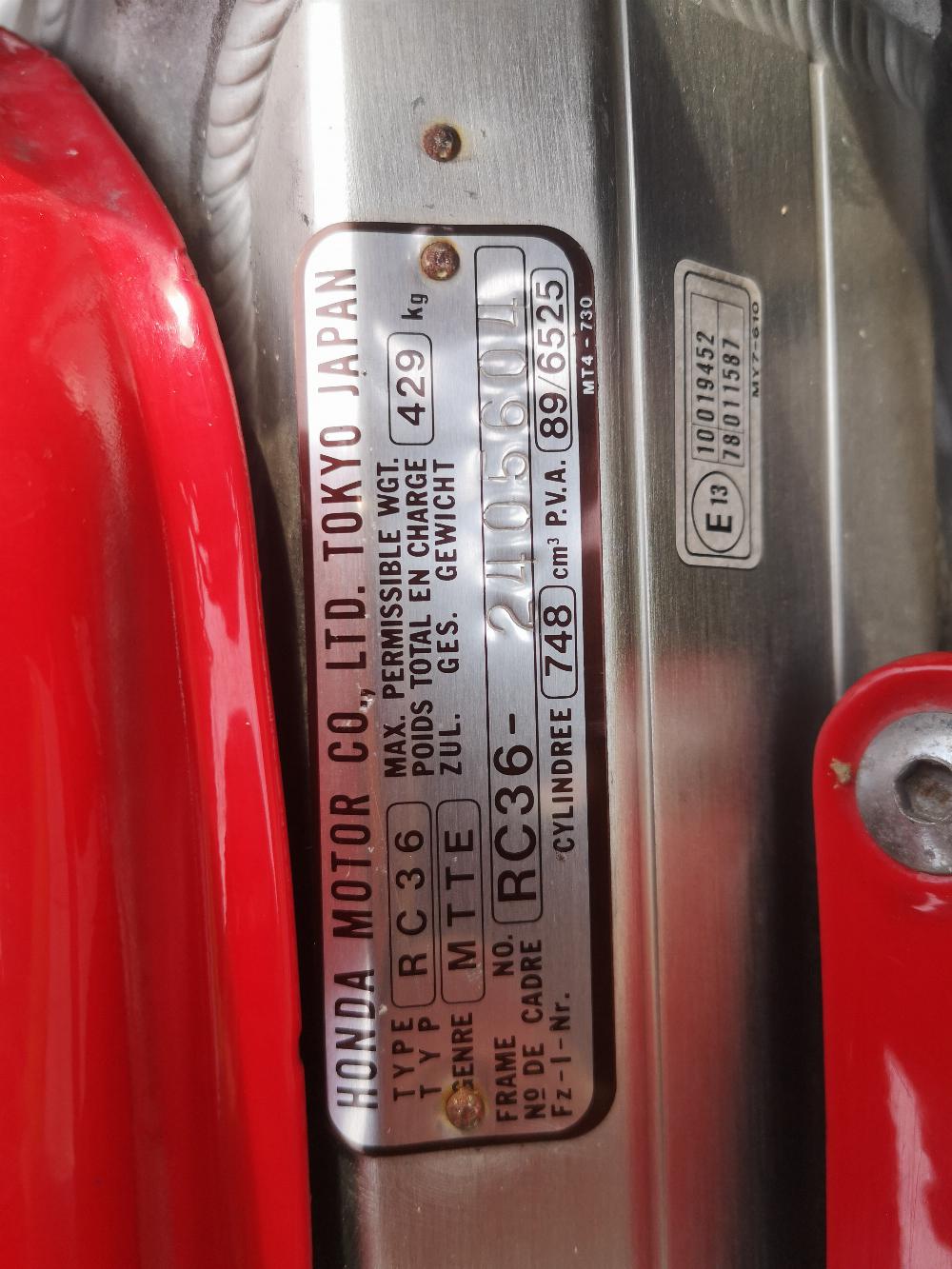 Motorrad verkaufen Honda VFR 750 Ankauf